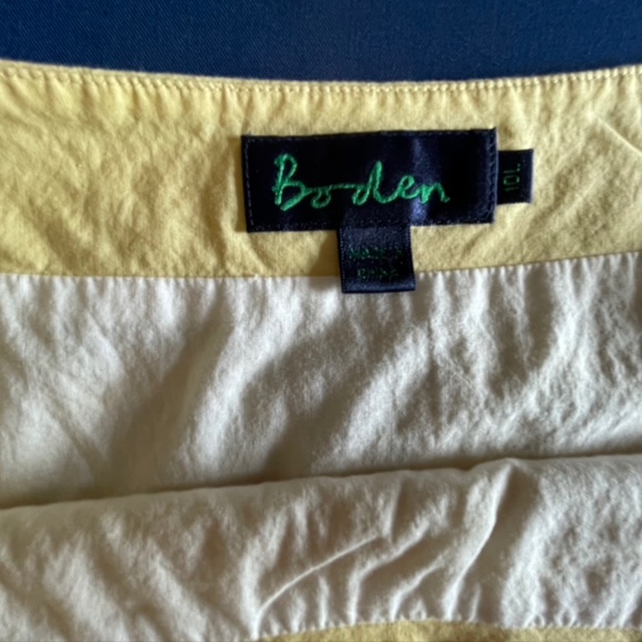 Boden Yellow A-Line Summer Skirt - Size 6L (UK10L) - See Size Chart - Picture 4 of 7